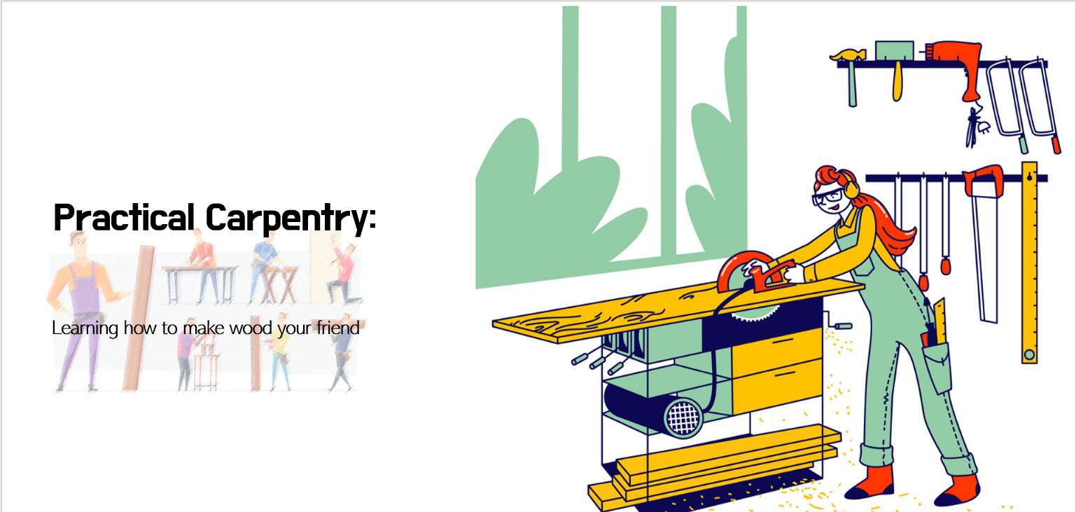 illustrated picture of carpentry